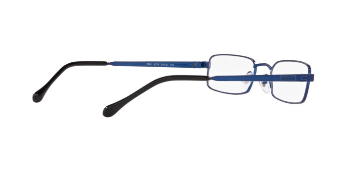 Eyeglasses Sferoflex SF 2295 (473S) color blu opaco shape rectangle lenses lente demo