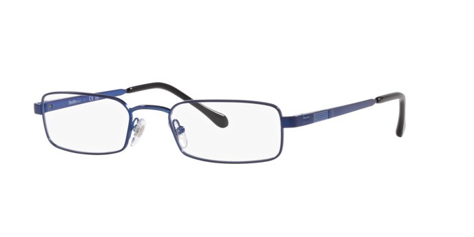 Eyeglasses Sferoflex SF 2295 (473S) color blu opaco shape rectangle lenses lente demo