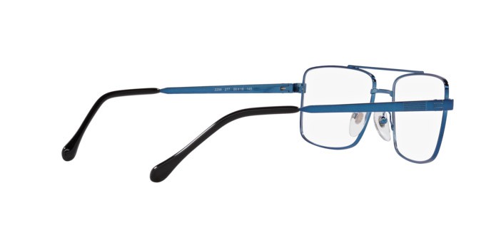 Eyeglasses Sferoflex SF 2296 (277) color blu lucido shape square lenses lente demo
