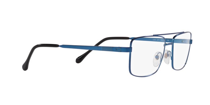Eyeglasses Sferoflex SF 2296 (277) color blu lucido shape square lenses lente demo
