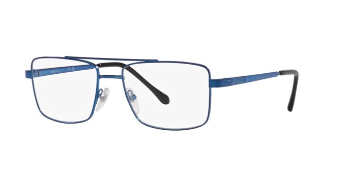 Eyeglasses Sferoflex SF 2296 (277) color blu lucido shape square lenses lente demo