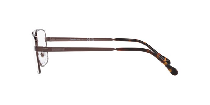 Eyeglasses Sferoflex SF 2296 (441) color marrone scuro brillante shape square lenses lente demo
