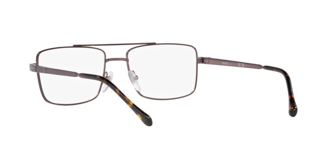 Eyeglasses Sferoflex SF 2296 (441) color marrone scuro brillante shape square lenses lente demo