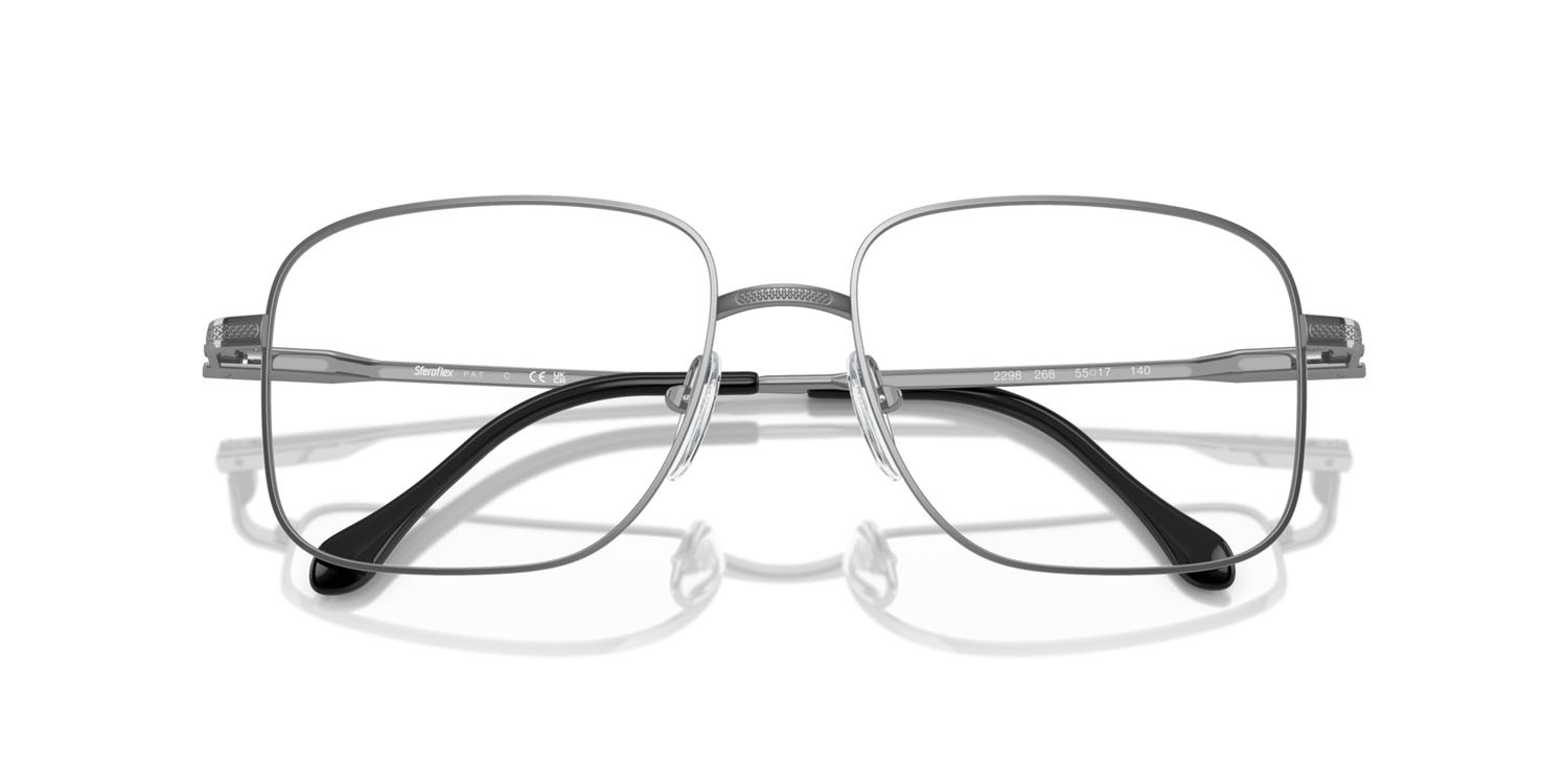 Eyeglasses Sferoflex SF 2298 (268) color gunmetal lucido shape square lenses lente demo