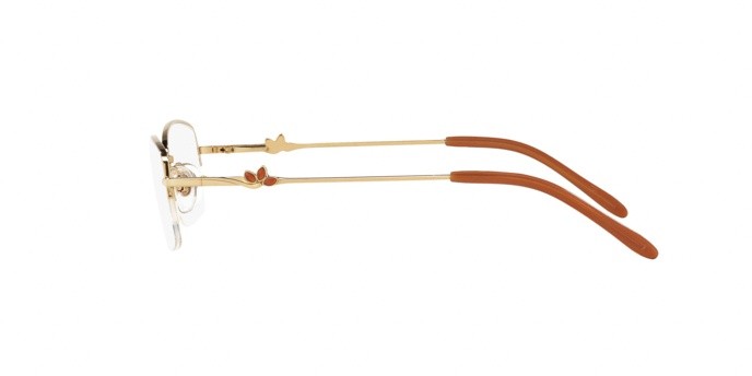 Eyeglasses Sferoflex SF 2553 (108) color gold shape square lenses demo lens