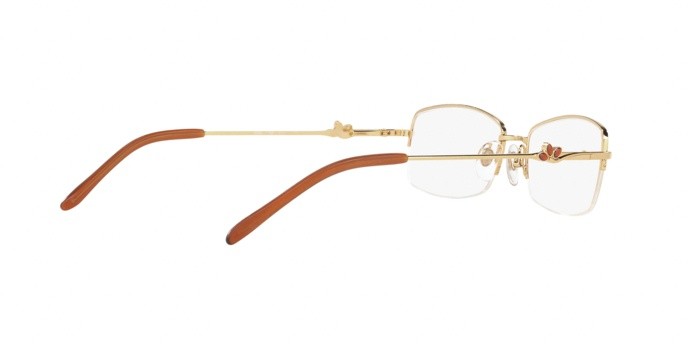 Eyeglasses Sferoflex SF 2553 (108) color gold shape square lenses demo lens