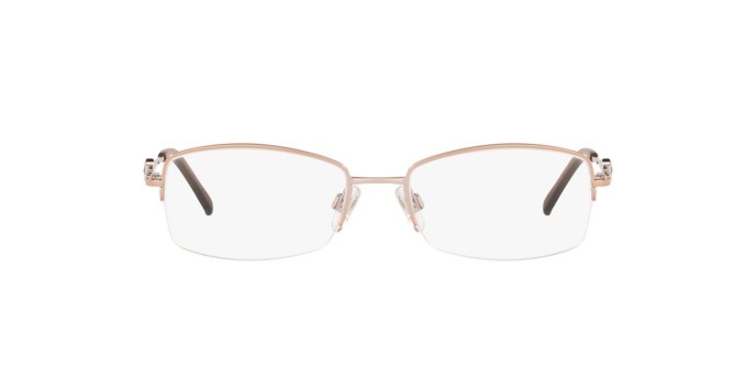 Eyeglasses Sferoflex SF 2553 (267) color light copper shape square lenses demo lens