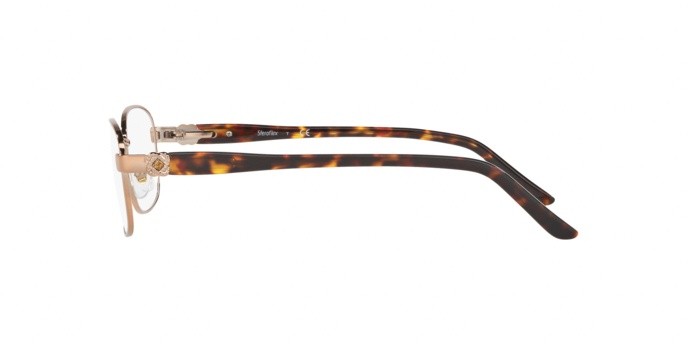Eyeglasses Sferoflex SF 2570 (488) color shiny copper shape rectangle lenses demo lens