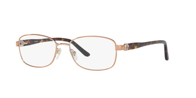Eyeglasses Sferoflex SF 2570 (488) color shiny copper shape rectangle lenses demo lens