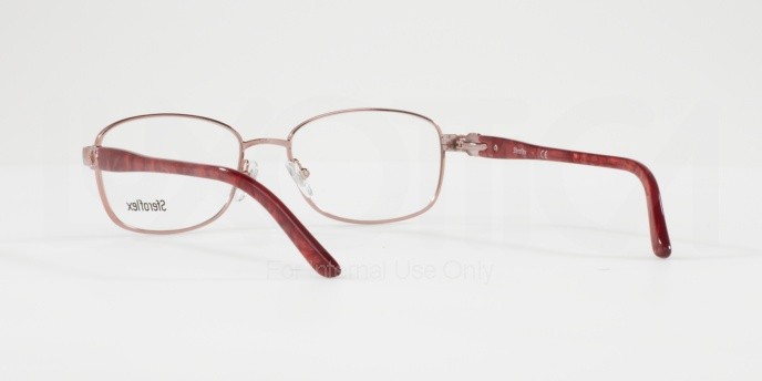 Eyeglasses Sferoflex SF 2570 (489) color shiny pink shape rectangle lenses demo lens
