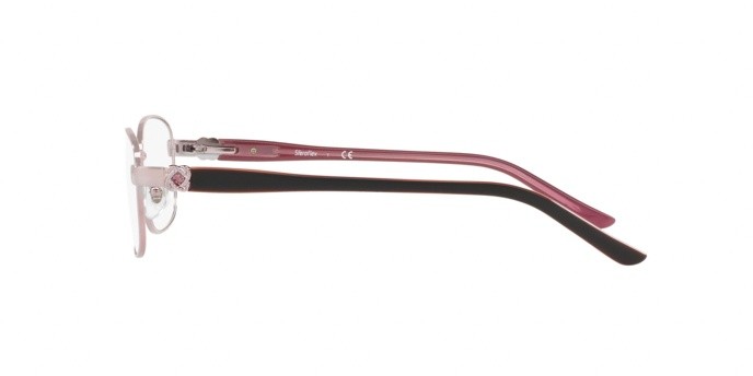 Eyeglasses Sferoflex SF 2570 (490) color shiny pink shape rectangle lenses demo lens