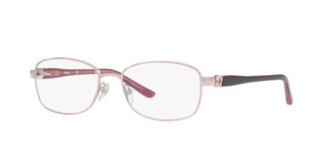 Eyeglasses Sferoflex SF 2570 (490) color shiny pink shape rectangle lenses demo lens