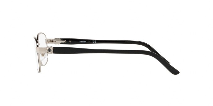 Eyeglasses Sferoflex SF 2570 (526) color silver/black shape rectangle lenses demo lens