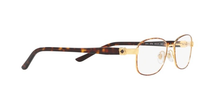Brillen Sferoflex SF 2570 (S706) farbe gold/tabacco form rechteckig gläser demo lens