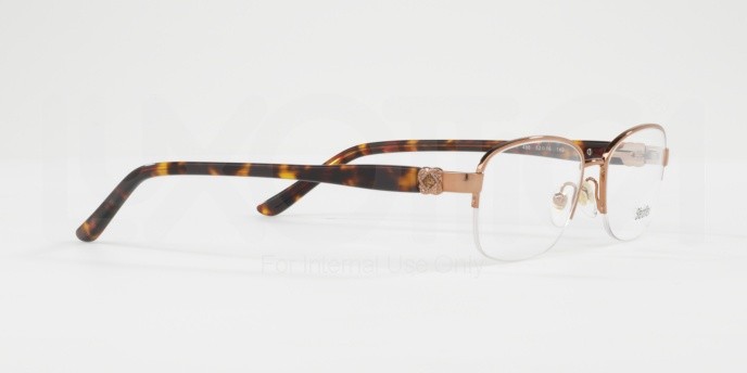 Eyeglasses Sferoflex SF 2571 (488) color shiny copper shape rectangle lenses demo lens