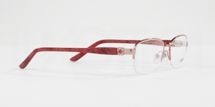 Eyeglasses Sferoflex SF 2571 (489) color shiny pink shape rectangle lenses demo lens