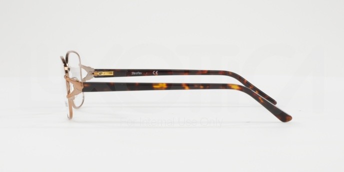 Eyeglasses Sferoflex SF 2572 (488) color shiny copper shape square lenses demo lens