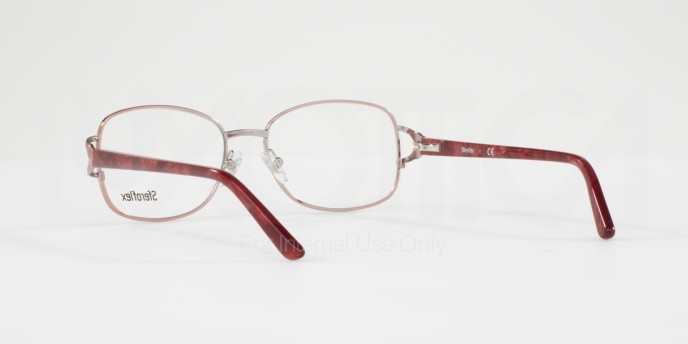 Eyeglasses Sferoflex SF 2572 (489) color shiny pink shape square lenses demo lens