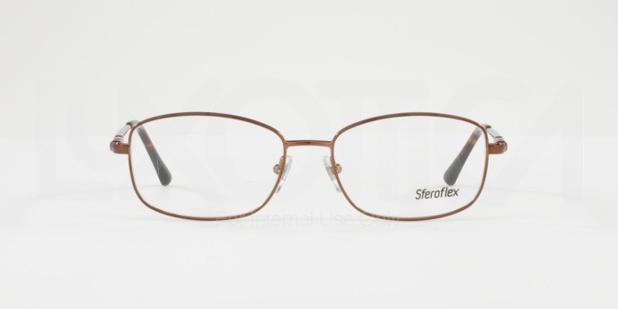 Eyeglasses Sferoflex SF 2573 (472) color dark brown shape square lenses demo lens