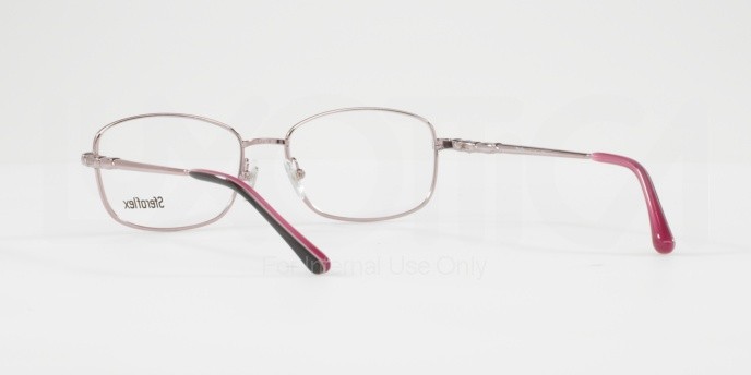 Eyeglasses Sferoflex SF 2573 (490) color shiny pink shape square lenses demo lens