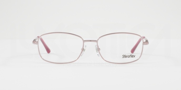 Eyeglasses Sferoflex SF 2573 (490) color shiny pink shape square lenses demo lens