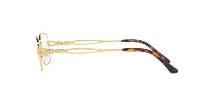 Eyeglasses Sferoflex SF 2580B (108) color gold shape square lenses demo lens