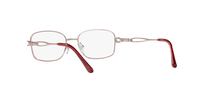 Eyeglasses Sferoflex SF 2580B (489) color shiny pink shape square lenses demo lens