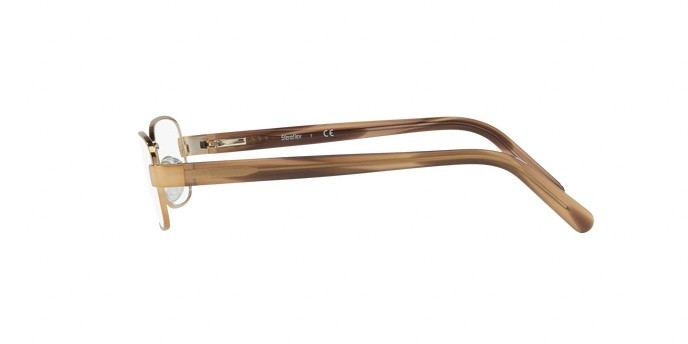 Eyeglasses Sferoflex SF 2589 (267) color taupe shape butterfly lenses demo lens
