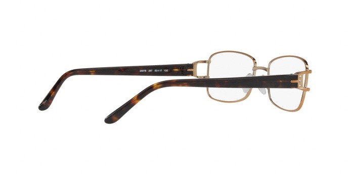 Eyeglasses Sferoflex SF 2597B (267) color light copper shape rectangle lenses demo lens