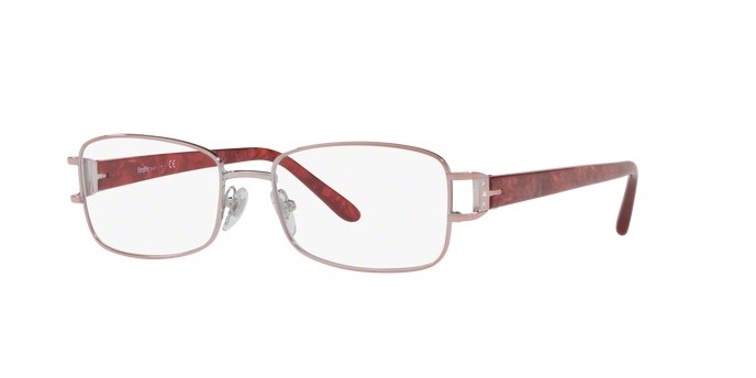 Eyeglasses Sferoflex SF 2597B (489) color light pink shape rectangle lenses demo lens