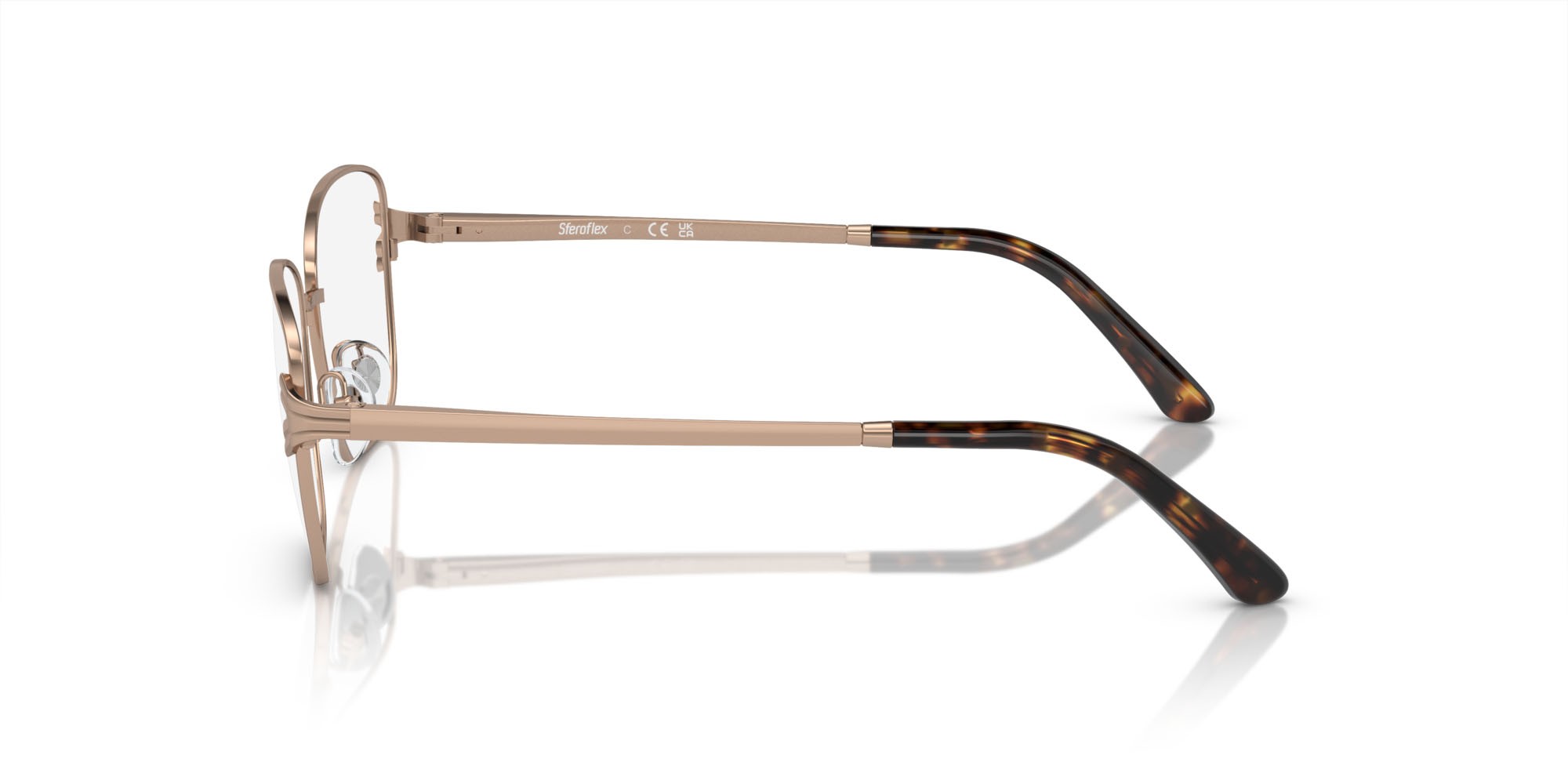 Eyeglasses Sferoflex SF 2602 (488) color rame chiaro lucido shape square lenses lente demo