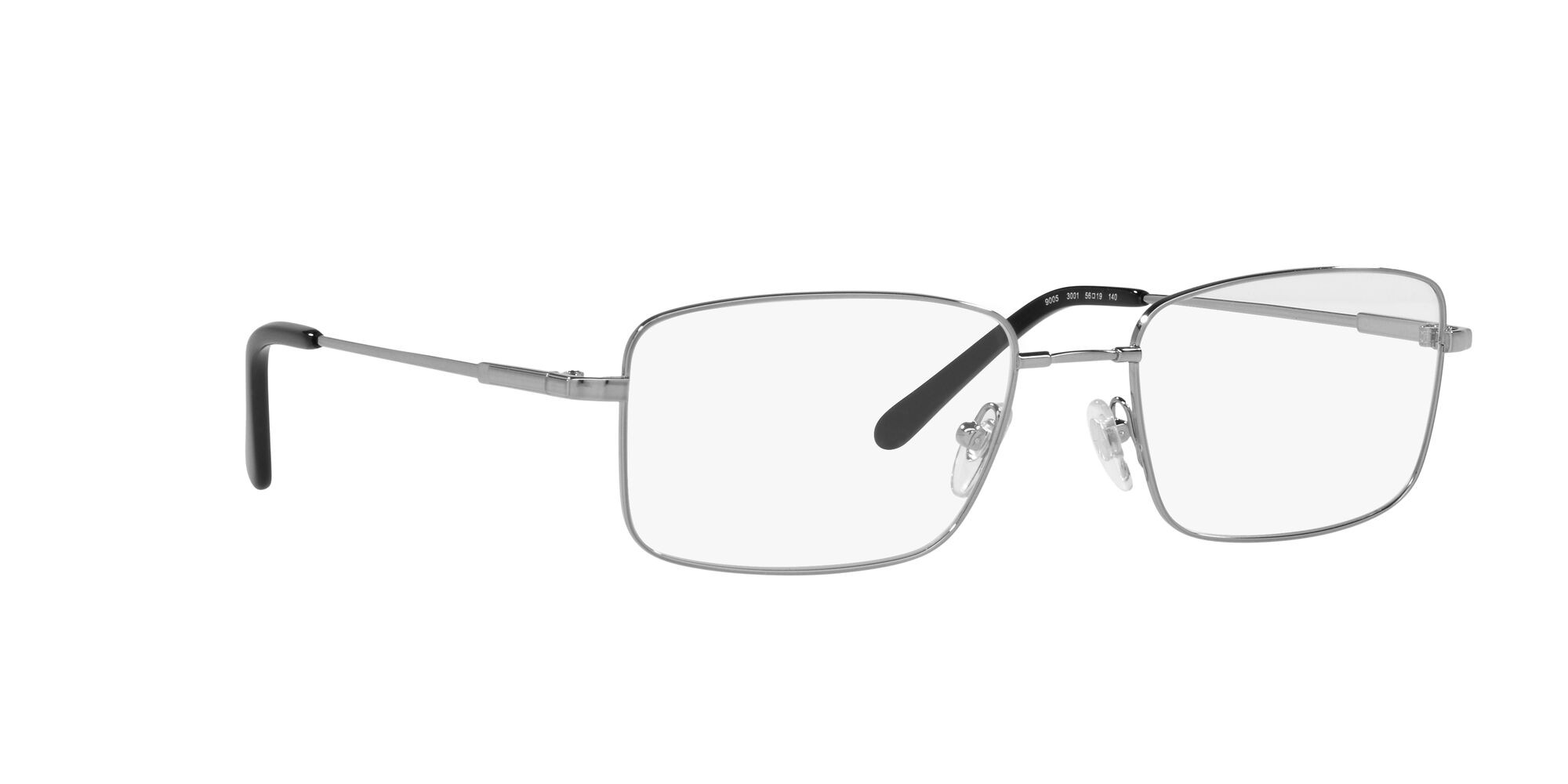 Eyeglasses Sferoflex SF 9005 (3001) color gunmetal lucido shape rectangle lenses lente demo
