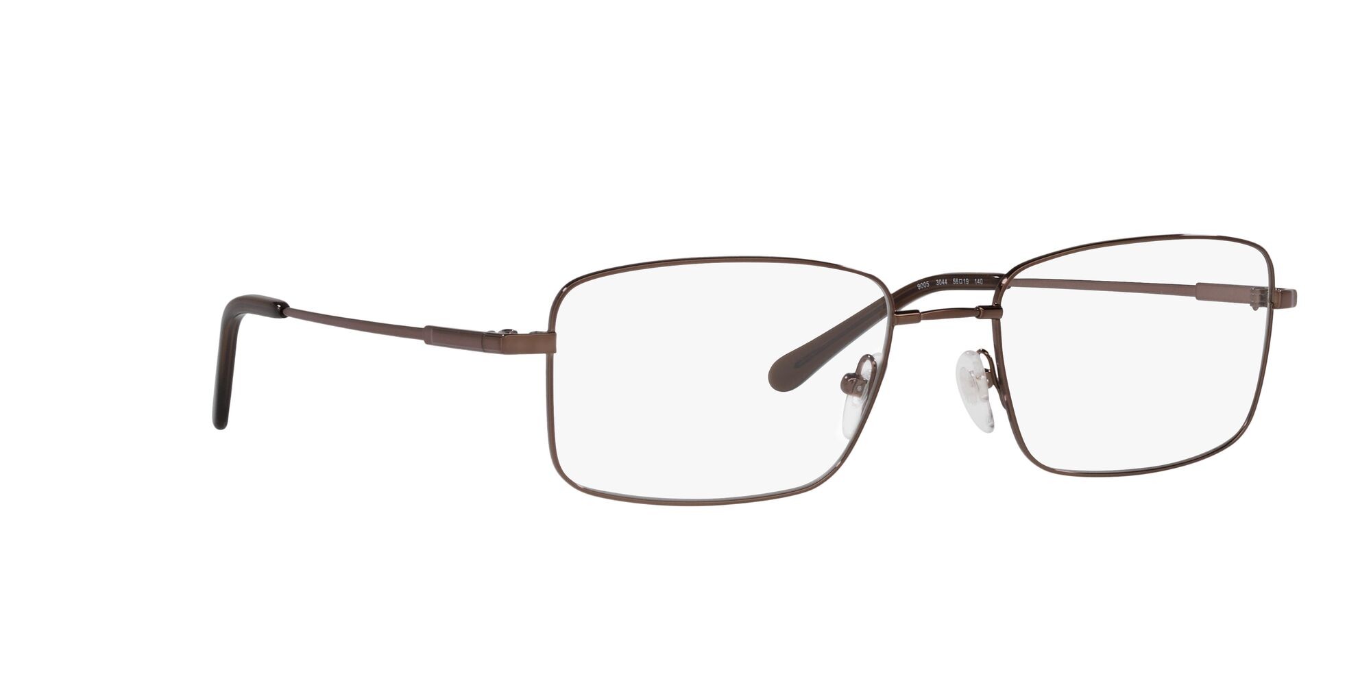 Eyeglasses Sferoflex SF 9005 (3044) color marrone shape rectangle lenses lente demo