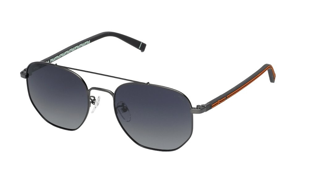 Sonnenbrillen Fila SFI096 (627P) farbe bachelite opaca gläser smoke gradient