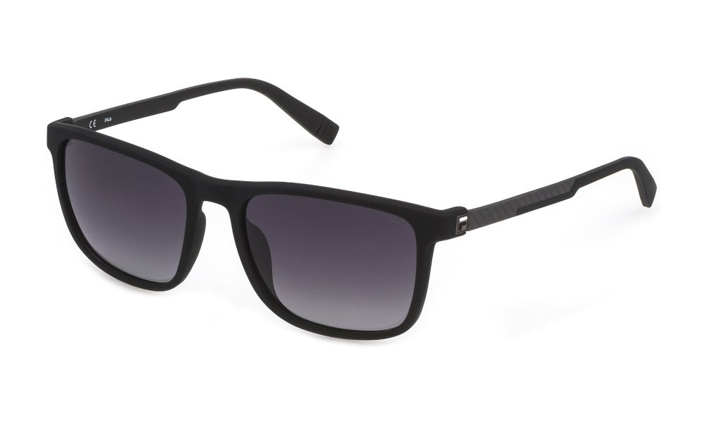 Sonnenbrillen Fila SFI124 (6AAP) farbe nero gommato gläser smoke gradient