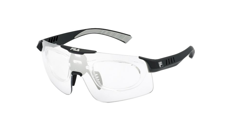 Sunglasses Fila SFI127 (R43X) color grigio pieno opaco lenses smoke / deg. mirror silver