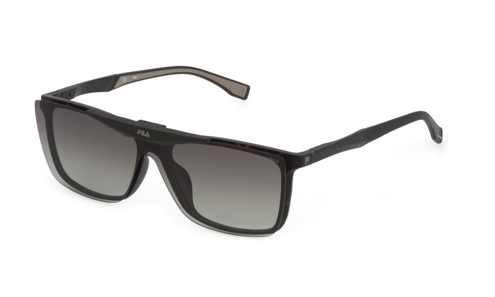 Sonnenbrillen Fila SFI200 (878P) farbe avana scura opaca gläser brown gradient