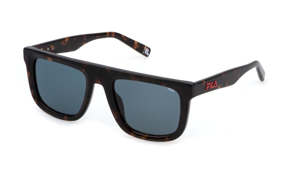 Occhiali da sole Fila SFI896 (04BL) colore avana scura lenti smoke