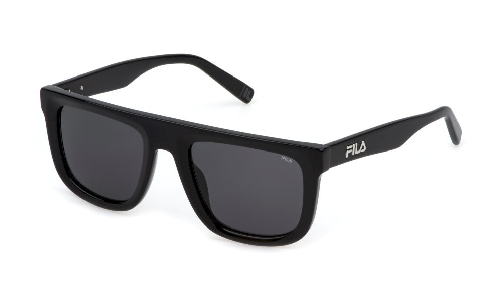 Sunglasses Fila SFI896 (0700) color nero lucido lenses smoke