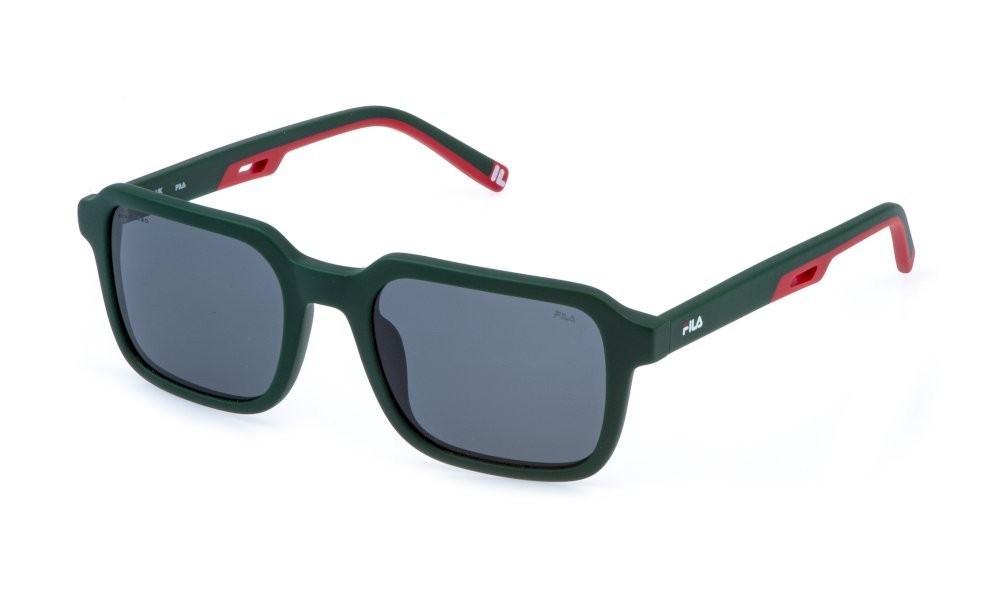 Occhiali da sole Fila SFIB07 (7GDP) colore avana chiara sfumata cristallo lucido lenti smoke