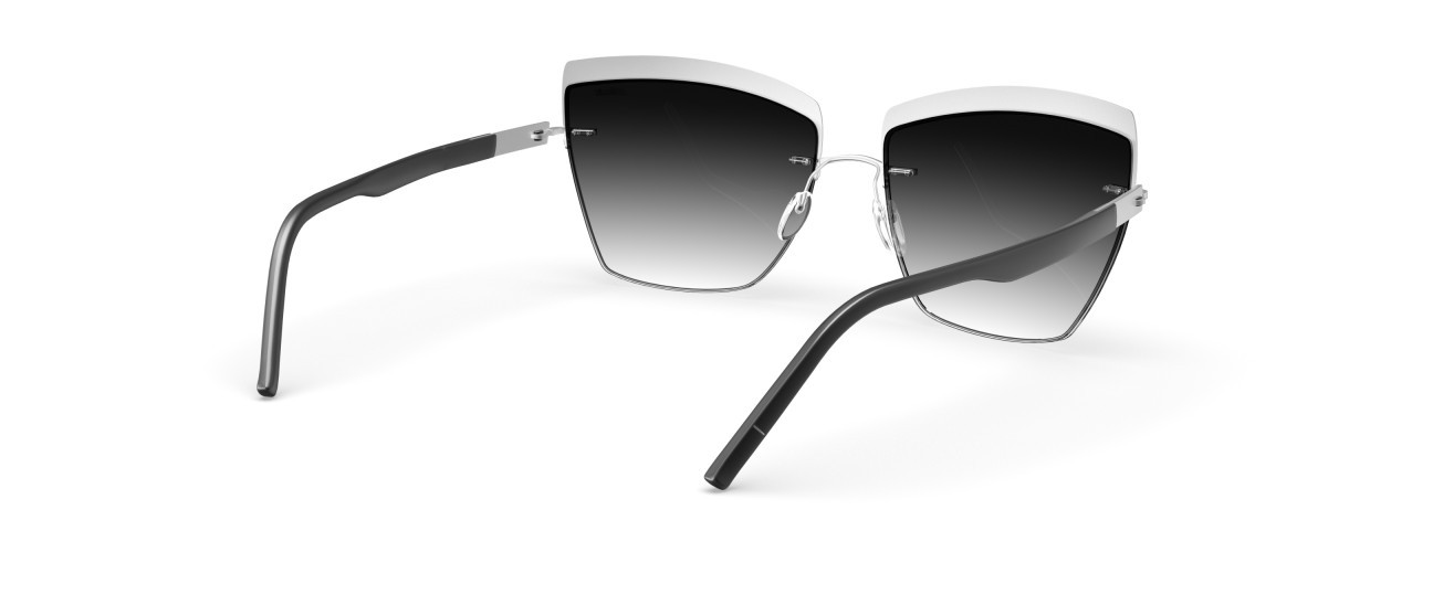 Sunglasses Silhouette Accent Shades 08189 7000 color classic grey gradient shape cat eye lenses 7000