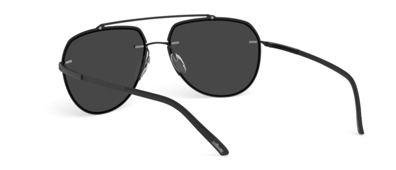 Sunglasses Silhouette Accent Shades 08719 9040 color slm pol grey shape aviator lenses 9040