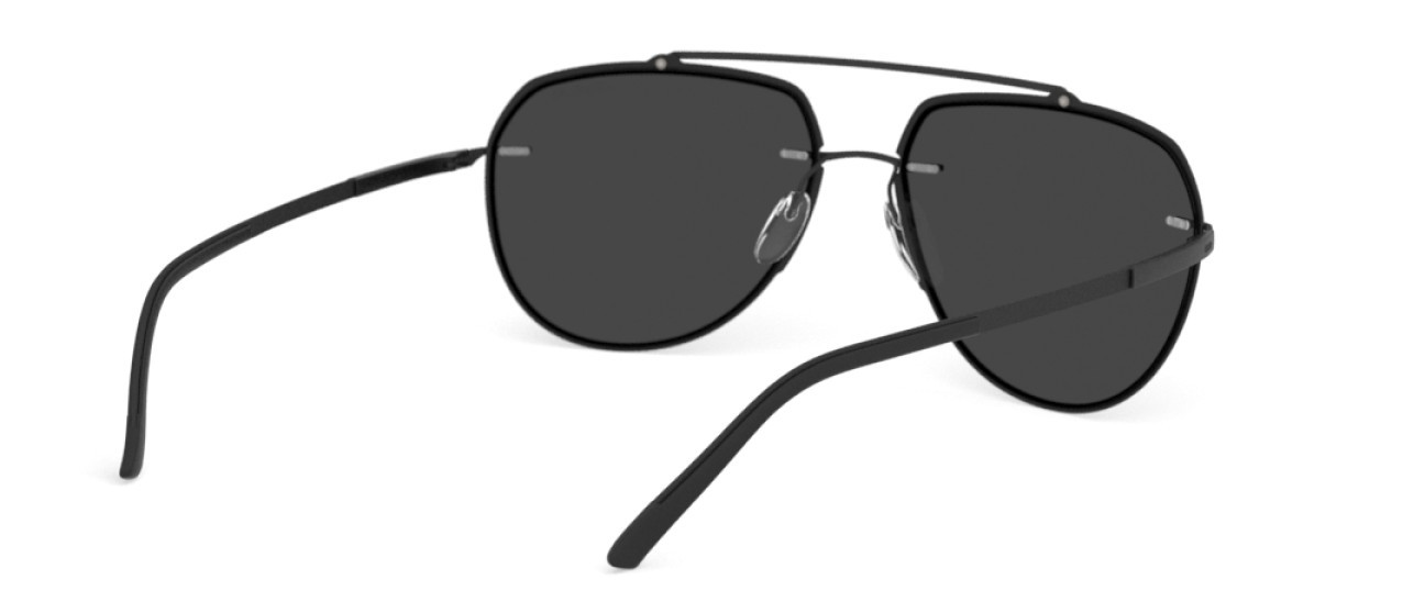 Sunglasses Silhouette Accent Shades 08719 9040 color slm pol grey shape aviator lenses 9040