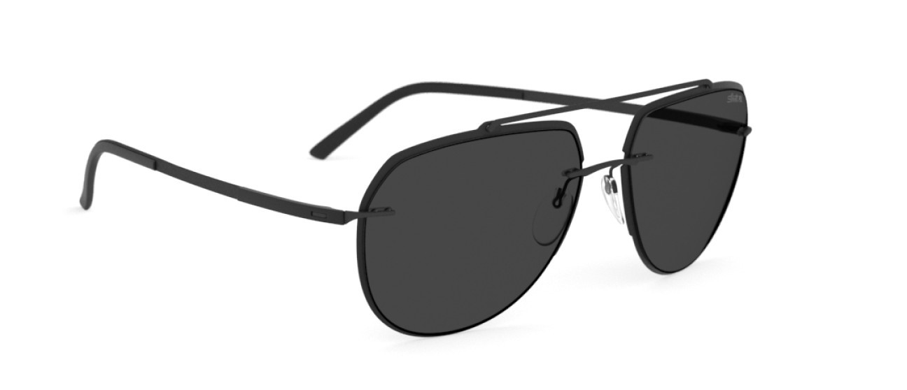 Sunglasses Silhouette Accent Shades 08719 9040 color slm pol grey shape aviator lenses 9040