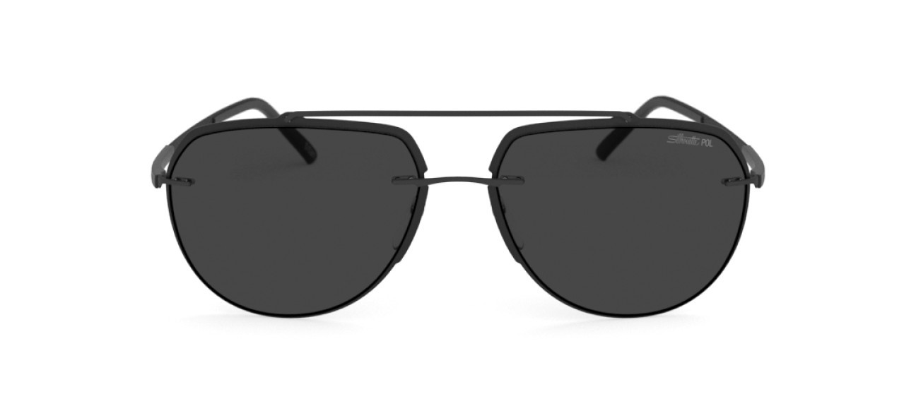 Sunglasses Silhouette Accent Shades 08719 9040 color slm pol grey shape aviator lenses 9040
