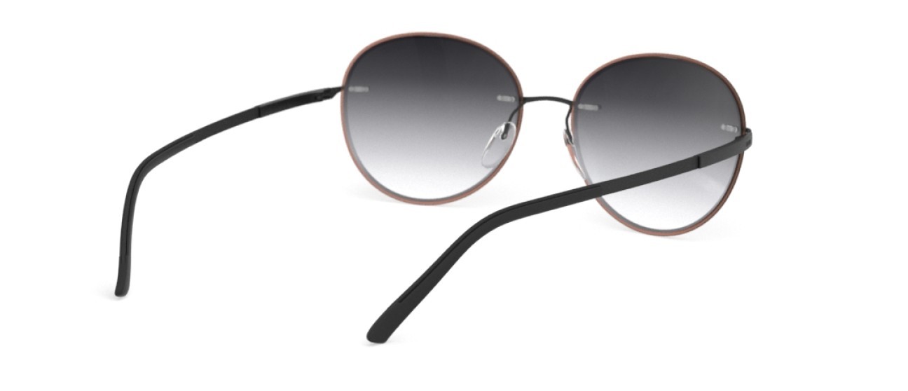 Sunglasses Silhouette Accent Shades 08720 6040 color classic grey gradient shape pantos lenses 6040