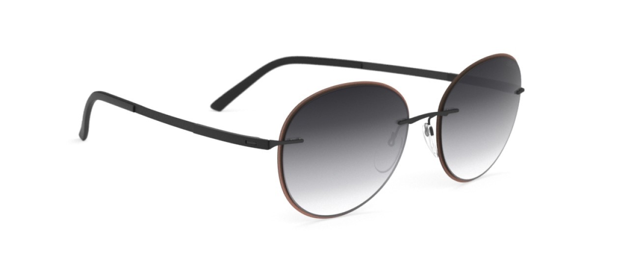 Sunglasses Silhouette Accent Shades 08720 6040 color classic grey gradient shape pantos lenses 6040
