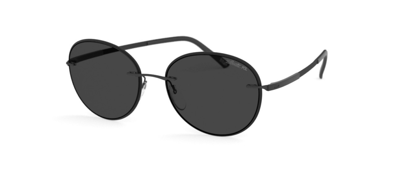 Occhiali da sole Silhouette Accent Shades 08720 9240 colore slm pol grey forma pantos lenti 9240