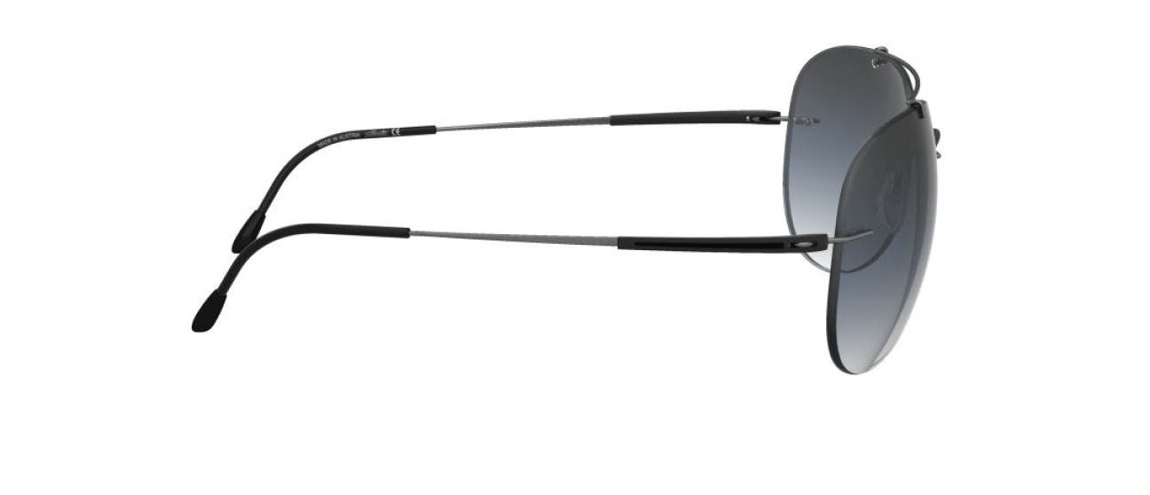 Occhiali da sole Silhouette Adventurer Collection 08176 6560 colore classic grey gradient forma aviator lenti 6560