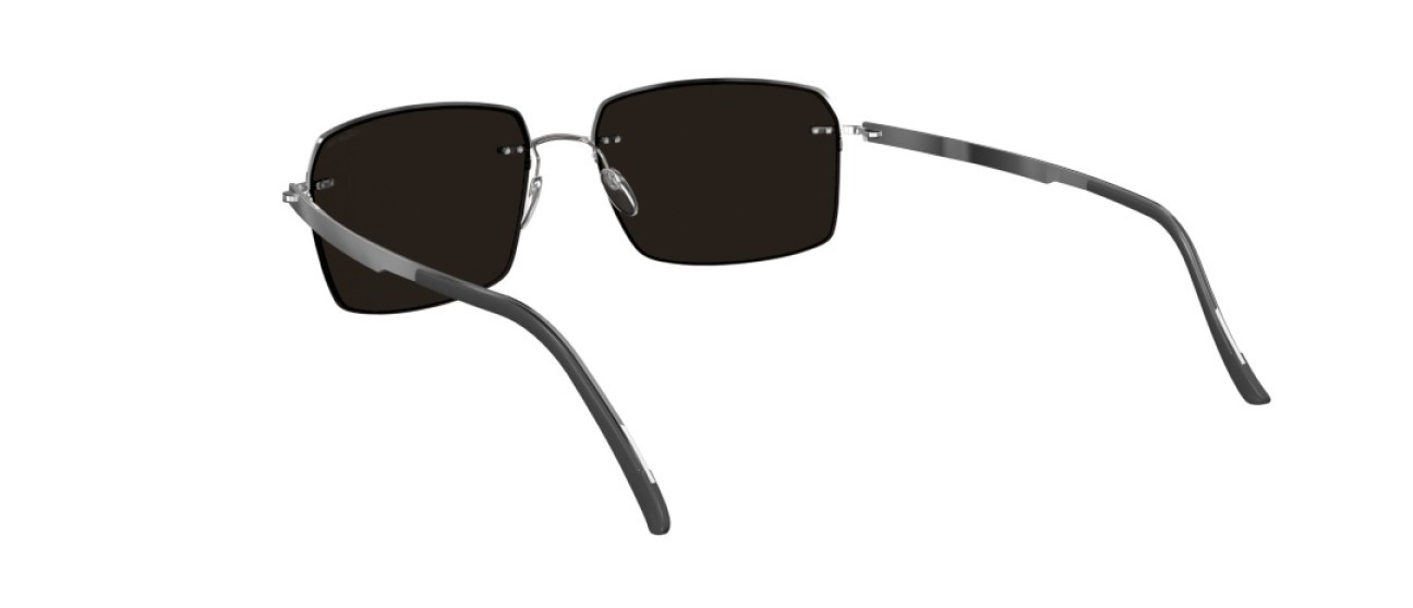 Occhiali da sole Silhouette Croisette Club 08725 7001 colore slm pol grey forma rettangolare lenti 7000